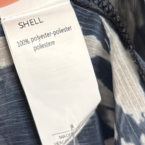 CUPSHE Maxi Kaftan Cover Up Dress Black Beige Abstract Print Drawstring Waist M - Picture 5 of 5